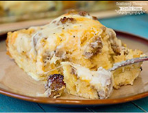 Biscuit egg casserole